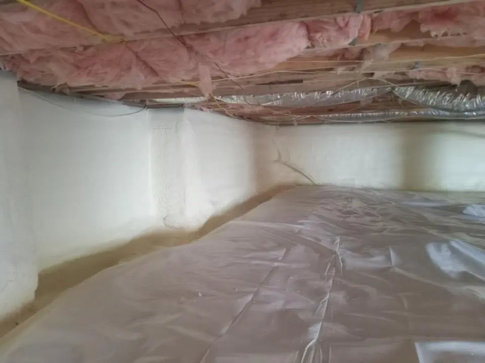 Crawl space encapsulation with closed-cell spray foam for Spray Foam Roofing in Edmonds
